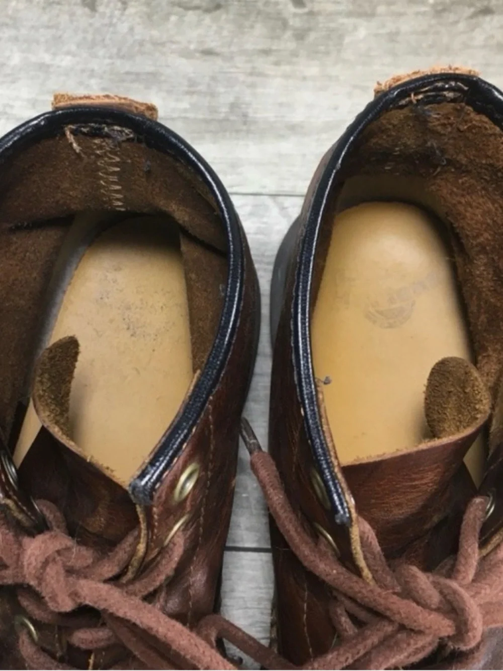 Doc Dr. Martens 101 Harvest Brown Leather Lace Up Mens Combat Work Boots Size 10